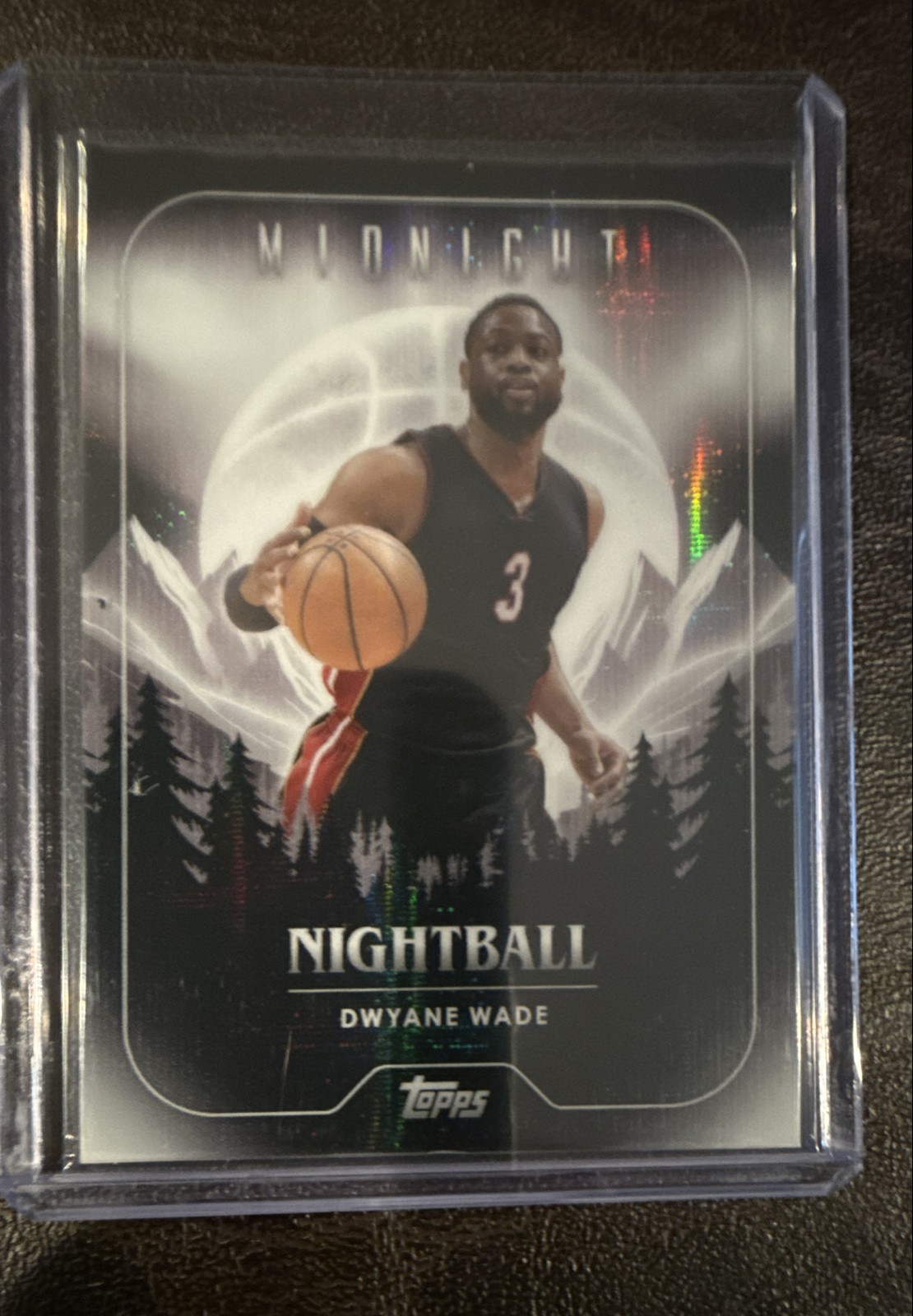 2023-24 Topps Midnight - Nightball Dwyane Wade #NB-13 Moonrise