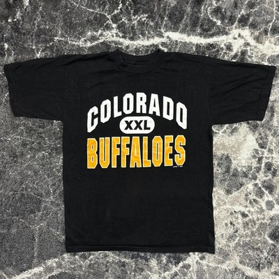 Vintage Colorado Buffaloes Shirt Mens Large 90s CU Boulder Logo 7 College Black