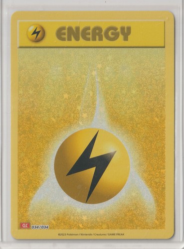 2023 Pokémon TCG Classic: Charizard Deck LIGHTNING ENERGY 34/34 MINT HOLO #2
