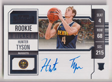 HUNTER TYSON 2023-24 PANINI CONTENDERS BASKETBALL AUTOGRAPH AUTO CARD #110
