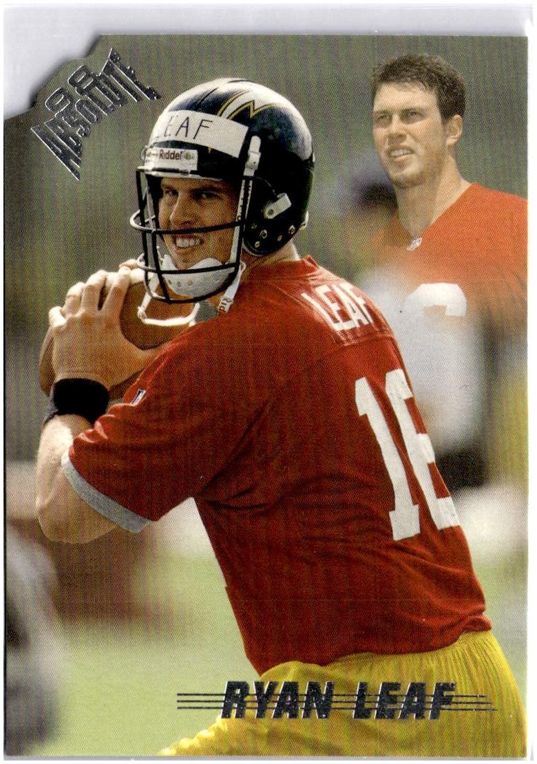 1998 Playoff Absolute Retail #197 Ryan Leaf Rookie Chargers NM