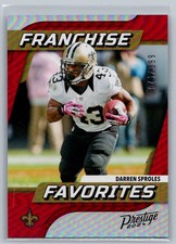 2024 Panini Prestige #9 Darren Sproles Franchise Favorites Xtra Points Red #/399