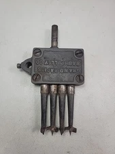 VINTAGE GRAND RAPIDS SASH PULLEY CO MORTISE BORING BIT DRILL ATTACHMENT