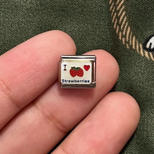 Ihre Wahl - Retro Y2K Italian Charm Link Fun Food Thema Obst Gemüse Getränk - Bild 139 von 177