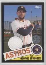 2020 Topps 1985 Topps Baseball Relics Black 142/199 George Springer #85R-GS 8yo