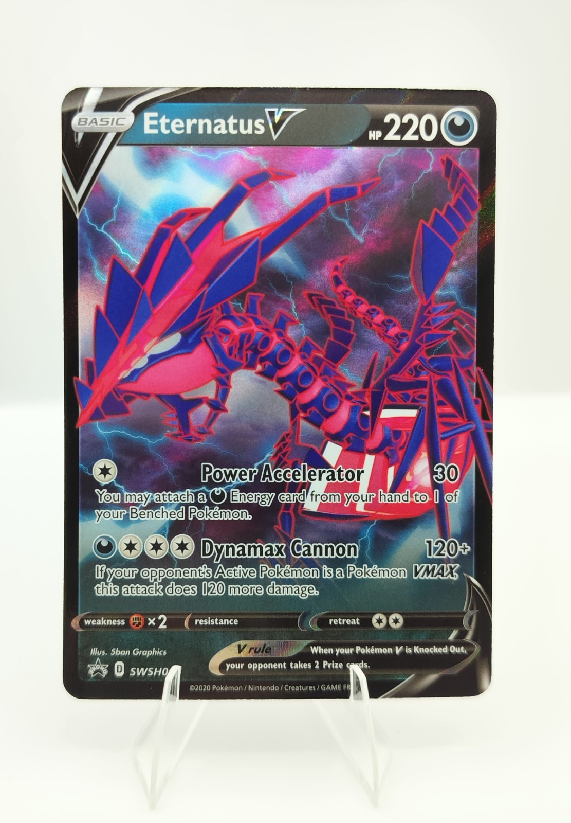 Pokemon Eternatus V Black Star Promo SWSH064 Sword & Shield English LP