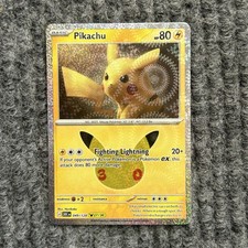 Pokemon 30° Celebrazioni Pikachu 049/128 Holo Foil Trading Card NM