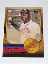 2012 Topps Baseball Golden Greats - #GG-52 - Hank Aaron - Milwaukee Braves