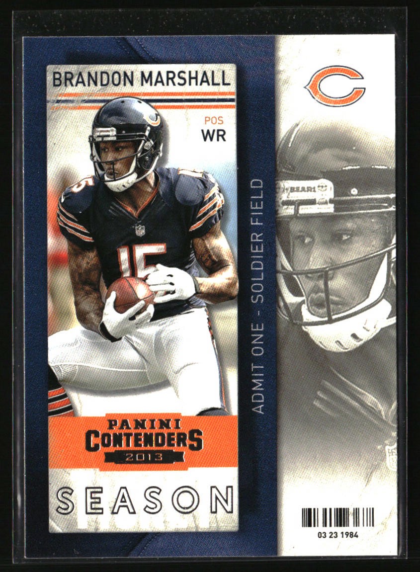 2013 Panini Contenders #6 Brandon Marshall
