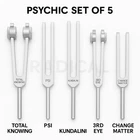 ? Psychic Weighted Tuning Forks – 5 Fork Intuition & Higher Awareness Set