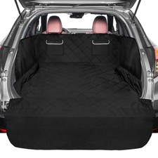 F-color SUV Cargo Liner for Dogs - Waterproof Pet Cargo Liner with Side Flaps...