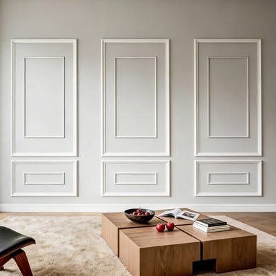 VEVOR Wall Molding 3 Pack Dual-Line Wide and Narrow Profile Accent Panels Kit