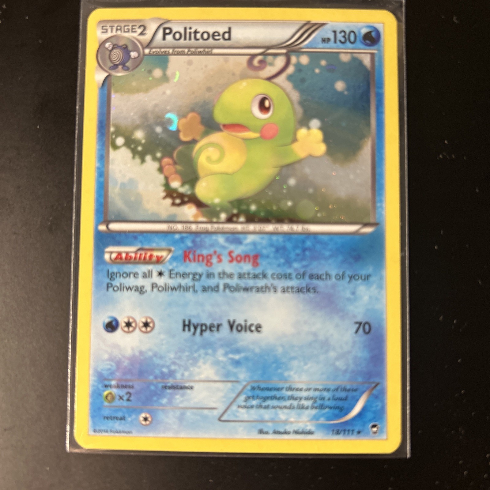 Politoed Furious Fists 18/111 Regular Rare Pokémon TCG Card