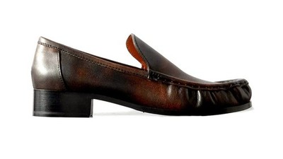ACNE STUDIOS Babi Due Painted Leather Loafer Shoes US9 UK6 EU39.