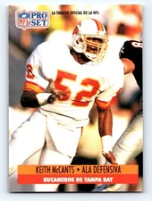 1991 Pro Set #673 Keith McCants Fresh Break EX-EXMINT