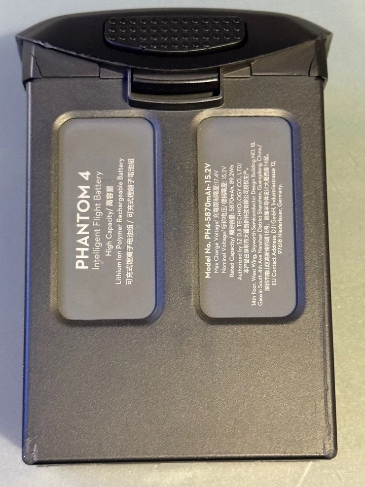 DJI Phantom 4 Pro Obsidian LiPo Akku PH4-5870mAh 15.2V, Schwarz, Original - Bild 2 von 4