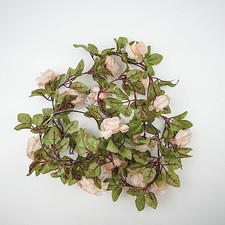 7 ft LED Roses Leaves Garland Battery Operated Fairy Lights Party Supplies