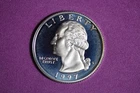 ESTATE FIND 1997 S PROOF SILVER WASHINGTON QUARTER #K58779