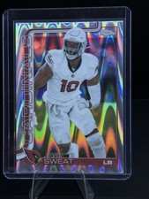 2025 Topps Chrome Josh Sweat #10 Arizona Cardinals Parallel NFL