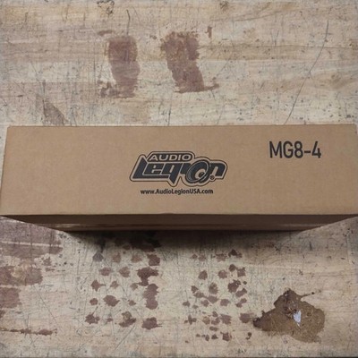 AUDIO LEGION MG8 8'' 600W 4-OHM PRO CAR AUDIO MIDRANGE LOUDSPEAKERS (PAIR)