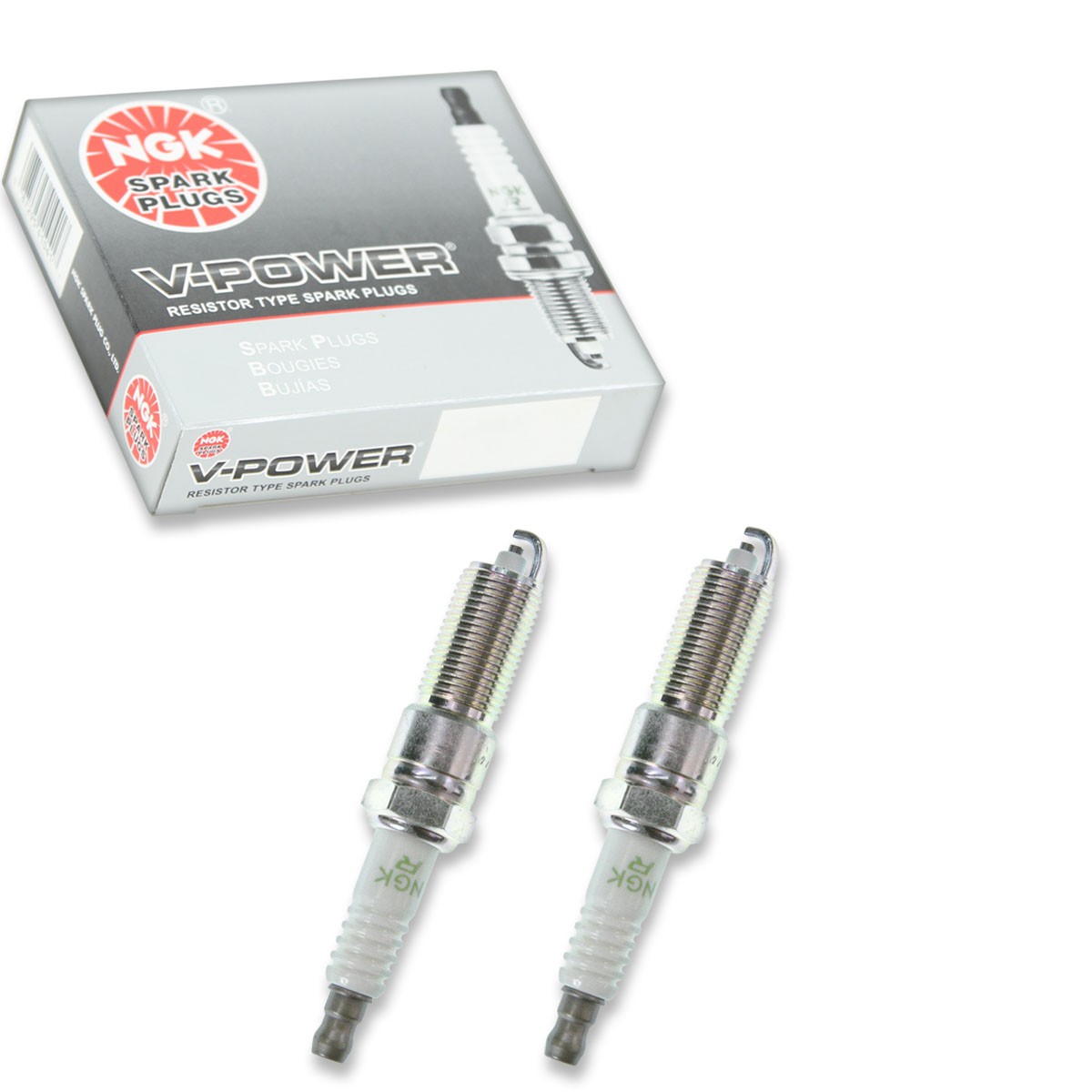 2 pc NGK 5306 LZTR4A-11 V-Power Spark Plugs for SOLZTR4A11 S2LZTR4A11 RE16MC ap