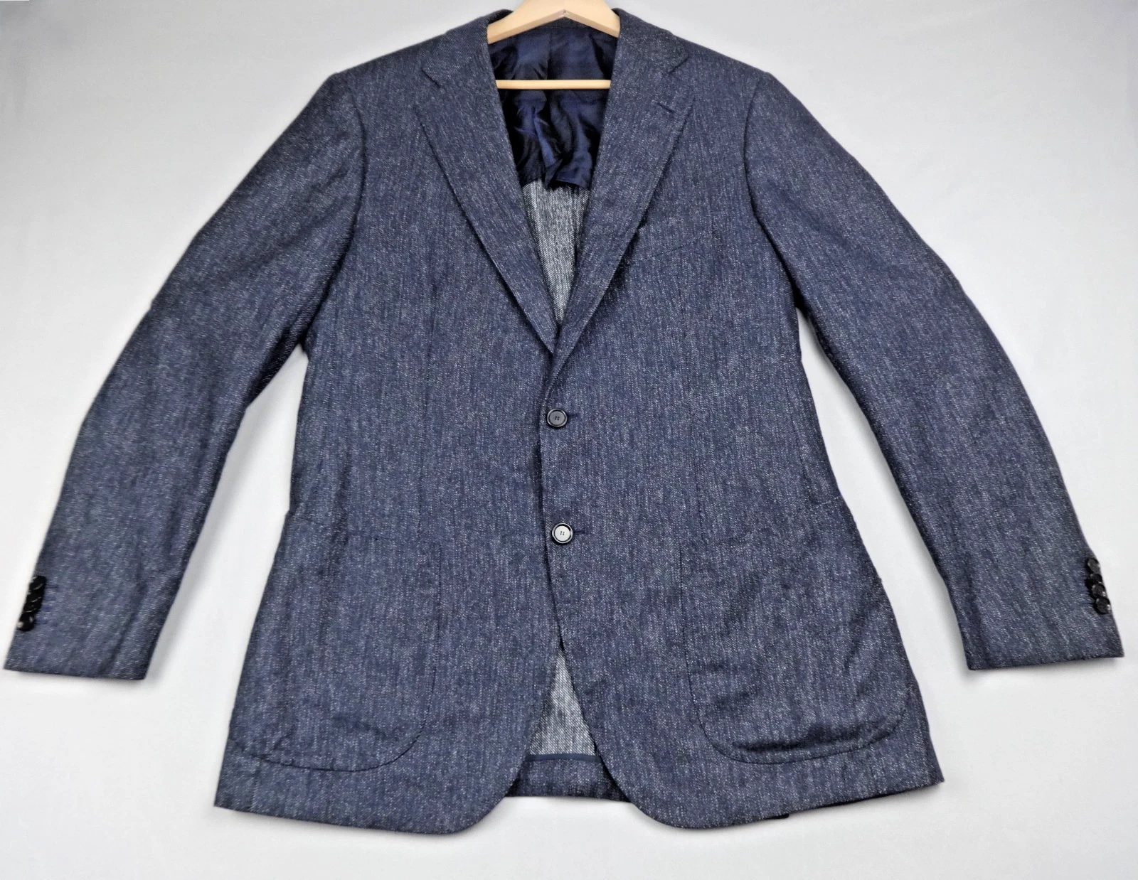 Cesare Attolini Quaglia Handmade Blazer Mens IT 52 100% Cashmere Italy Luxury
Opens in a new window