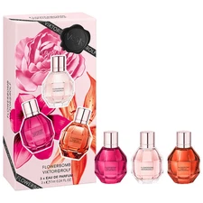 Viktor&Rolf Mini Flowerbomb Perfume Trio Set | 3 Flowerbomb deluxe mini perfumes