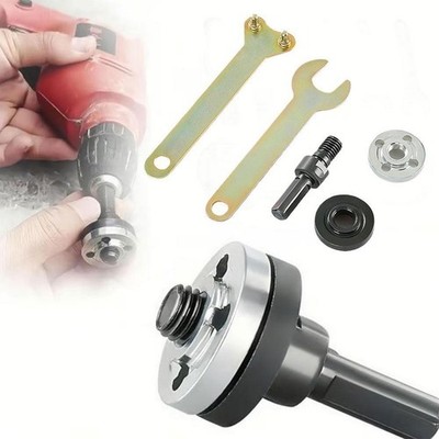 2X Angle Grinding Adapter Connecting Rod Kit for Electric Drill 5PCS/Set