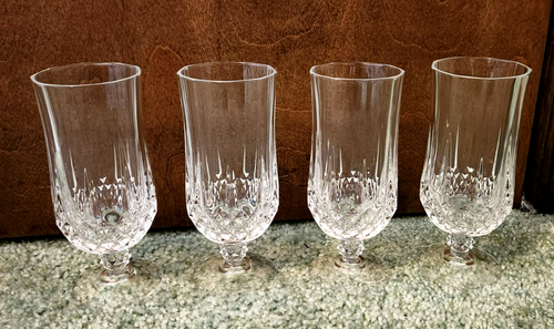 7 Cristal d'Arques Longchamp Lead Crystal Stemware WATER Glasses France 10 Oz - Picture 4 of 9
