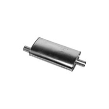 (2) Walker Exhaust Mufflers SoundFX Series Steel 2.25" Inlet/2.25" Out 18230