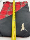 PING Golf Valuables Pouch Tartan Red Plaid Drawstring Golf Accessory Bag 16x12 — photo 2