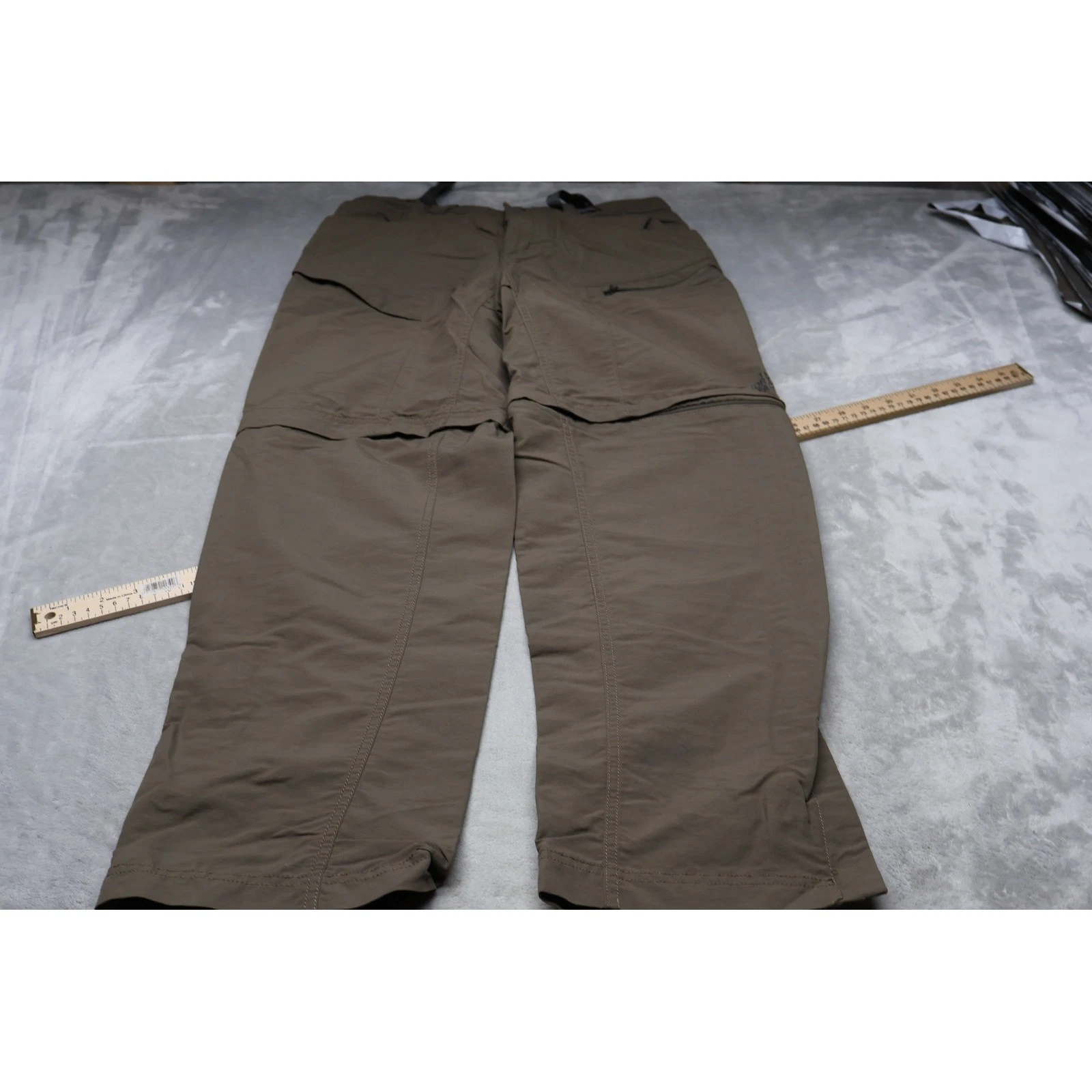 North Face Pants Mens Small Brown Paramount Trail Convertible Cargo Hiking 29x30