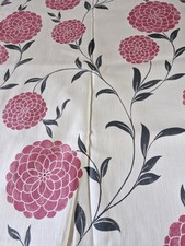Laura Ashley Erin Cherry & Charcoal fabric 138cm x 160cm