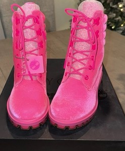 Jimmy Choo x Timberland Ankle Boots Pink Men’s Size 11 Jimmy Choo × Timberland Timberland x Jimmy Choo Pink Boots  main image 2