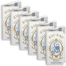ZIG-ZAG Rolling Papers - Original White 70 mm Paper - 32 Count (Pack of 6) 