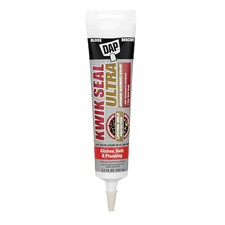 Dap 18916 Acrylic Latex Sealant, 6 Oz, Tube, Biscuit, Acrylic Latex Base, Kwik