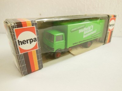 Herpa MB LKW Hellwig`s Möbel kommen Nr. ? , 1:87 in OVP