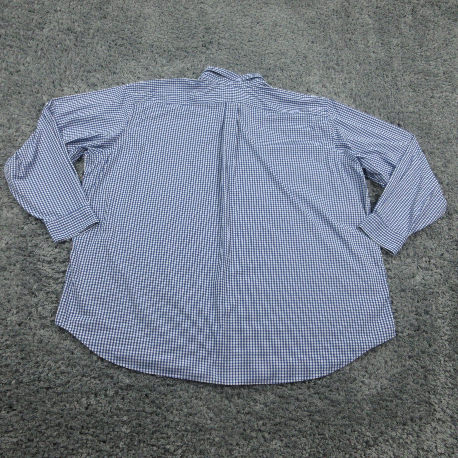 Ralph Lauren Shirt Mens 3XB Blue White Gingham Performance Dress Button Down thumbnail 11