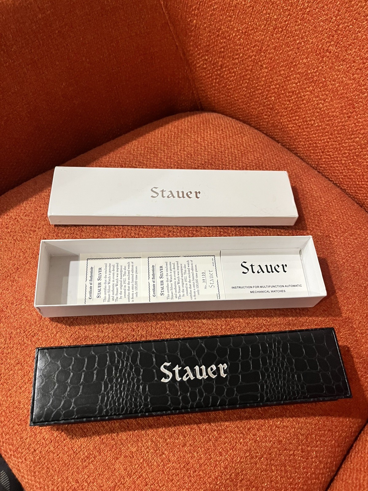 Stauer MOON PHASE "Automatic Watch" with boxes an… - image 4