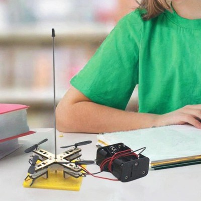 DIY Wood Copter Puzzle Stem Projects Toy High Stability Creative Educational