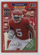 2021 Leaf Pro Set Metal Red Rainbow 96/100 Rakeem Boyd #73 0x4v