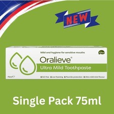 Oralieve Ultra Mild Toothpaste 75ml for Sensitive Mouths 109.60 per litre
