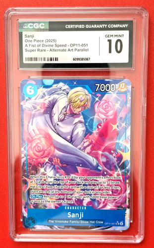Sanji (Alternate Art) graded CGC 10 for sale on eBay