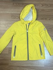 Hunter Original Lightweight Shell Packable Rain Jacket For Kids Size 5T Yellow