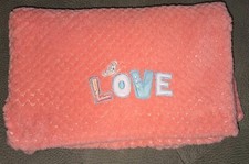 Zak  Zoey Baby Girl Plush Waffle Blanket