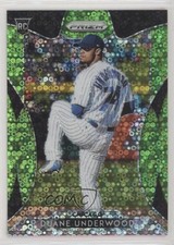 2019 Panini Prizm Tier III Lime Green Donut Circle /199 Duane Underwood #263 fm0