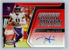 2022 Certified Kellen Mond Certified Potential Signatures Mirror Red #/75 Auto