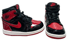 Jordan 1 Retro High OG Patent Bred Toddler TD size 6C AQ2665-063 Family