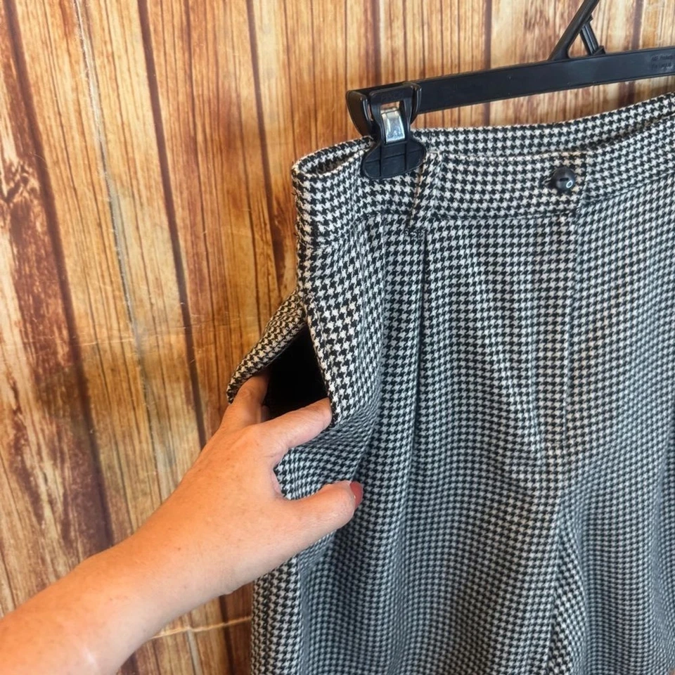 Винтажные женские плиссированные шорты Sag Harbor из шерстяной смеси с подкладкой размер 16 - Изображение 4 из 4