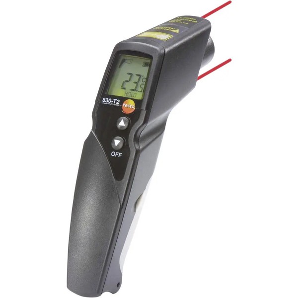 testo 830-T2 Infrarot-Thermometer Optik 12:1 -30 - +400 °C Kontaktmessung-image
